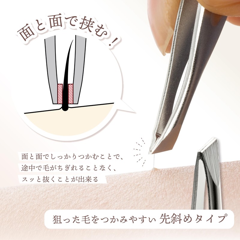 Greenbell SJ-T250 SekiEDGE Forged Tweezers for a Firm Grip and