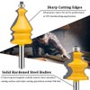 MAYLNE Router Bit Set 1/4 Inch Shank 5PCS, Architectural Picture