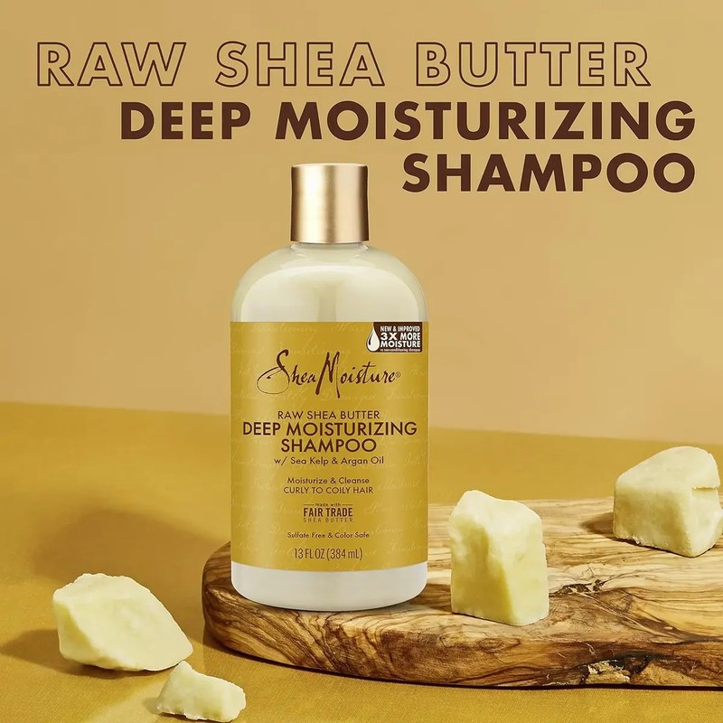 Shea Moisture Champú De Manteca De Karité De 13 Oz