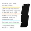 TWRAPS Slim Mud Flaps for Rivian R1T and Rivian R1S