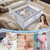 XVISHX Baby Playpen 50 x 50 Inch Play Pen Playards,