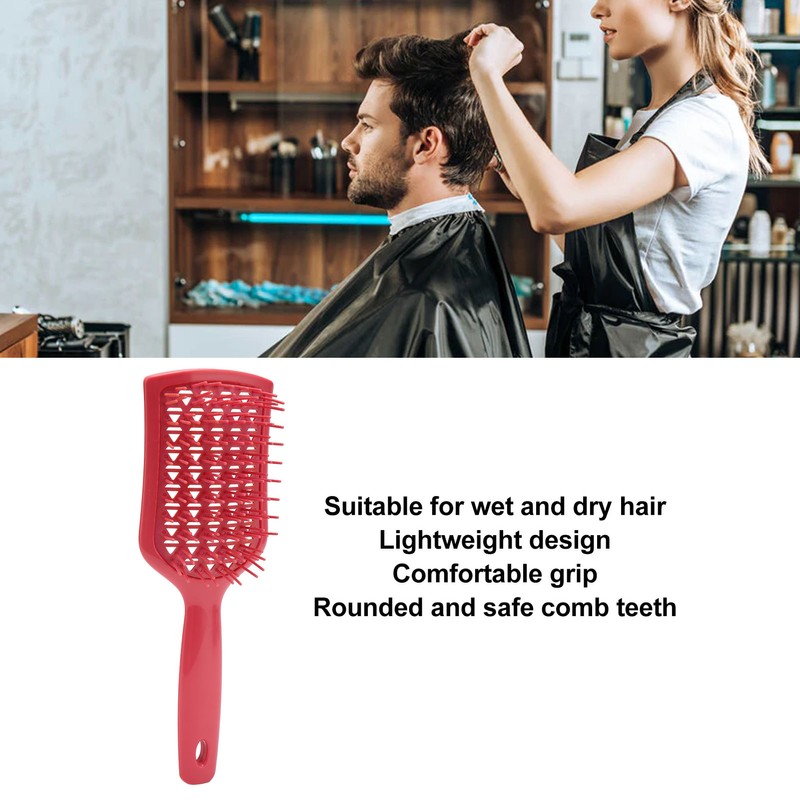 4pcs Detangling Vent Brush Faster Blow Drying Professional Wet Dry