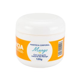 Manteca Corporal MANGO 120 g | Extracto Natural de MANGO | ALOE y ALMENDRAS DULCES