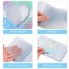 sourcing map 3inch Mini Photo Album,Kpop Love Heart Hollow Photocard