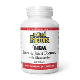 Natural Factors, NEM Knee & Joint Formula, Promotes Flexibility and Comfort, 60 Tablets