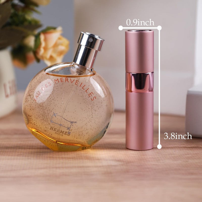 IKSKEY Travel Perfume Bottle Refillable Perfume Atomizer Portable Spray Bottle