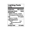 GE Vintage 2-Pack 60 W Equivalent Dimmable A15 LED Amber