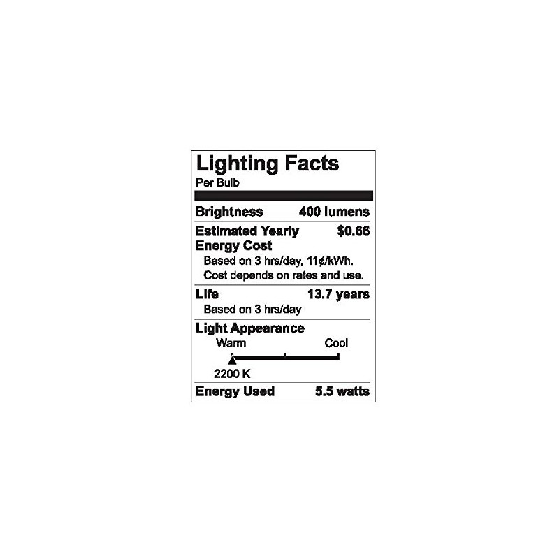 GE Vintage 2-Pack 60 W Equivalent Dimmable A15 LED Amber