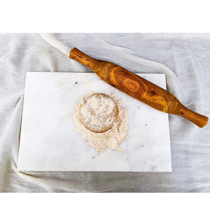 KC KULLICRAFT Home Basics Multi-Purpose Pastry Marble Tray Cutting Board