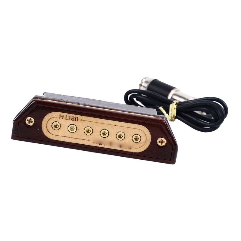 Soundhole Pickup Punching Free Acoustic Guitar Volume Tone Control Instrument