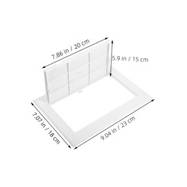 ORFOFE Access Panel Cover for Drywall Elegant Decorative Ceiling Repair Hatch Easy to Install Inspection Door for Maintenance and Service Access