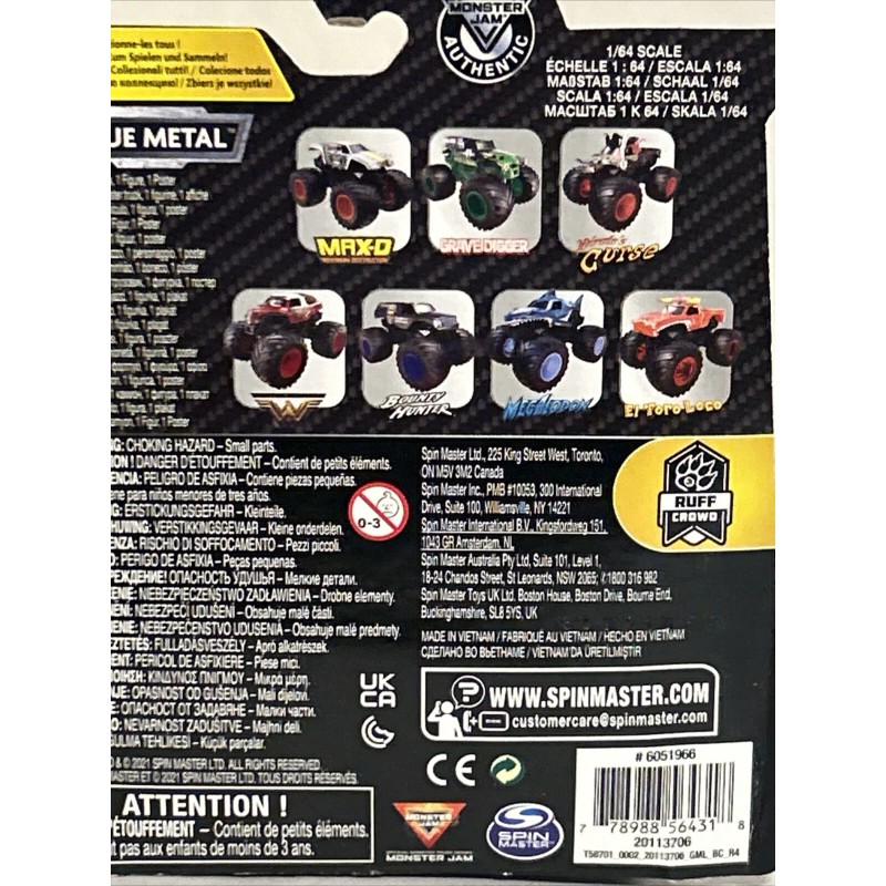 Spin Master New 2021 Spin Master MONSTER JAM Monster Mutt