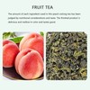 Té de Frutas, té Oolong con Sabor a Melocotón Exquisitamente