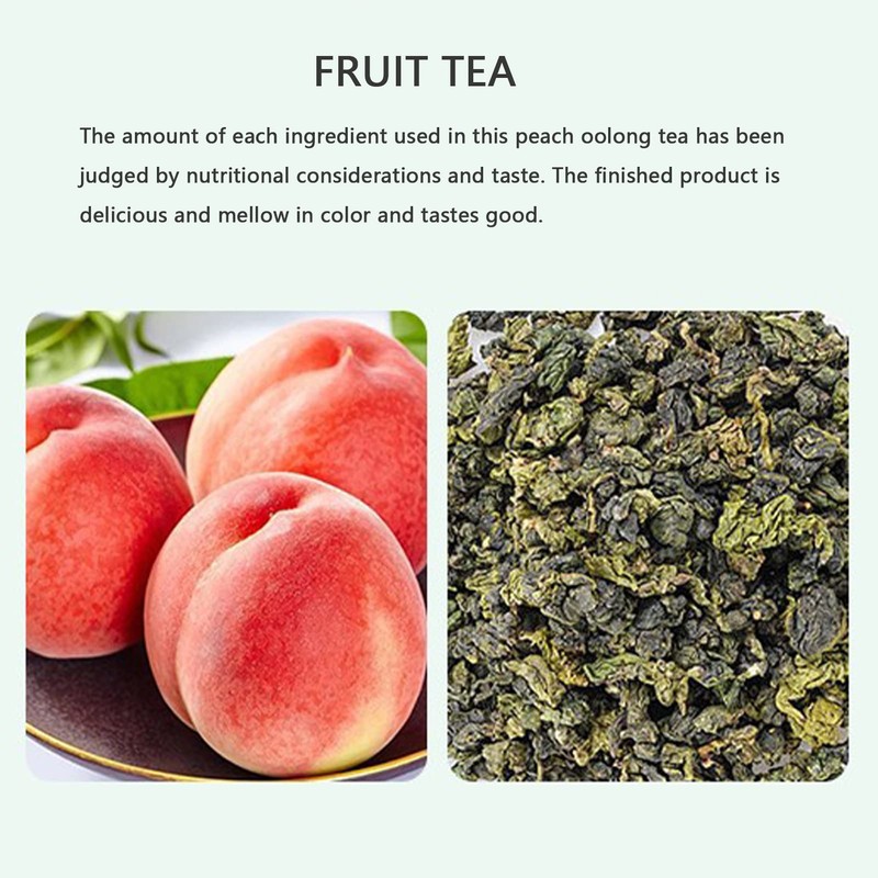 Té de Frutas, té Oolong con Sabor a Melocotón Exquisitamente