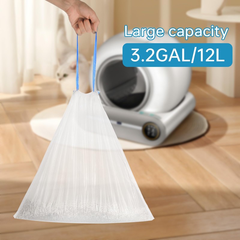 4 * 20 Count Trash Bags for Automatic Cat Litter