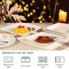 Yedio Porcelain Square Dinner Plates, 10.75 Inch Square Serving Plate
