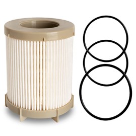 Fuel Filter RP080026 Compatible with PCM Engine - FCC Fuel Water Separator Element Compatible with Crusader MP 5.0 5.7 6.0L EFI Engine with Canister, Pleasurecraft 5.0L 5.7L V8 GM Marine Engine
