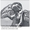 Interior Kneeling Angel Wing Ornaments Craft Mythical Character Decoration with