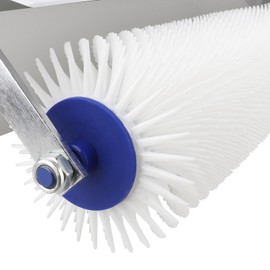 Anskyloe Spiked Roller for Self Leveling, 20"x 1" Self Leveling Cement Tools Epoxy Flooring Spike Roller with Removable Splash Guard Self Leveling Concrete Floor Leveling Tools
