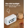 WANGCL 12/24 hour digital alarm clock bedside table clock with