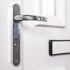  UPVC Door Handles Set - Polished Chrome - Lever/Lever