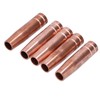 5Pcs Protection Nozzles Copper Gas Welding Gun Protective Sleeve Torch