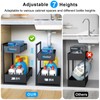 Petiza Under Sink Organizer Pull Out Cabinet Organizer Adjustable Height