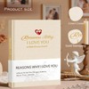 Artmag Reasons Why I Love You Journal, A Fill-in Memory