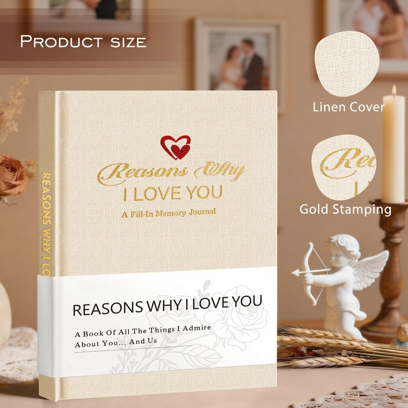 Artmag Reasons Why I Love You Journal, A Fill-in Memory