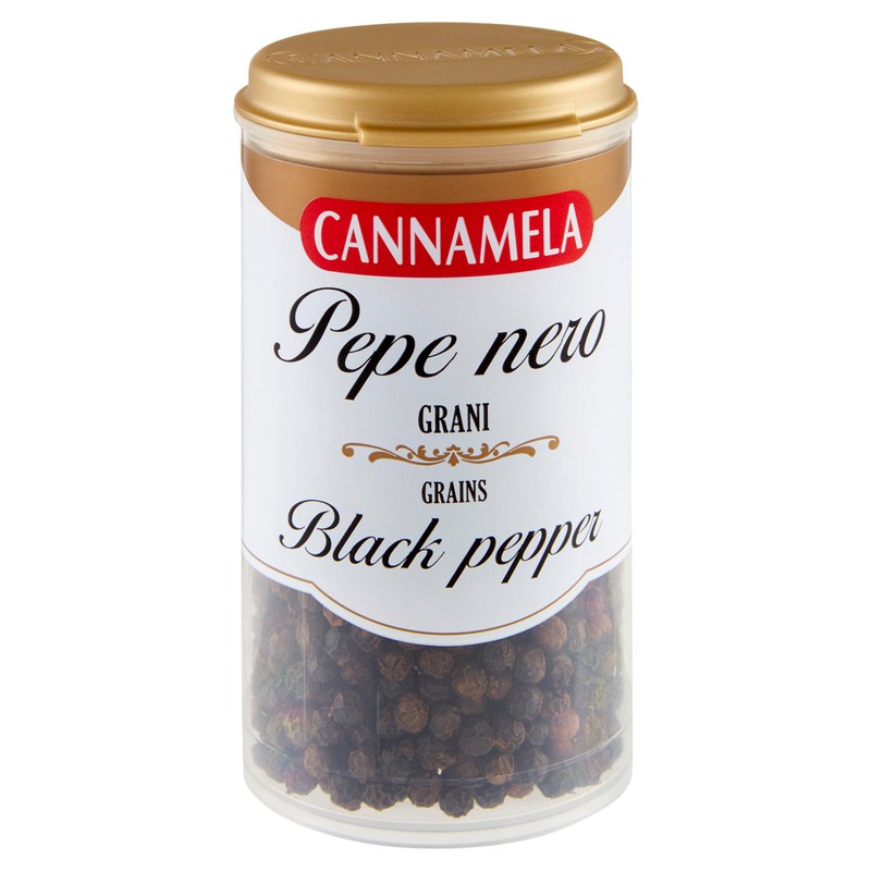 Cannamela, La Dispensa, Pepe Nero in Grani, Confezione da 85g,