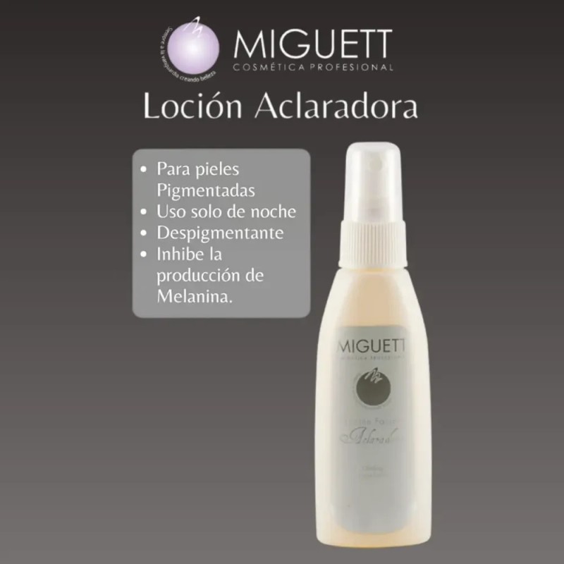 Miguett - Loción Facial Aclaradora 65ml Miguett - 65ml -