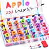 JoyCat Classroom Magnetic Letters Kit Colorful 234 Pcs with Double