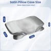 Satin Pillowcase for Zelimun Cervical Pillow, Ergonomic Case, Smooth &