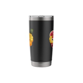 Funny Fruits Collage Stainless Steel Insulated Tumbler