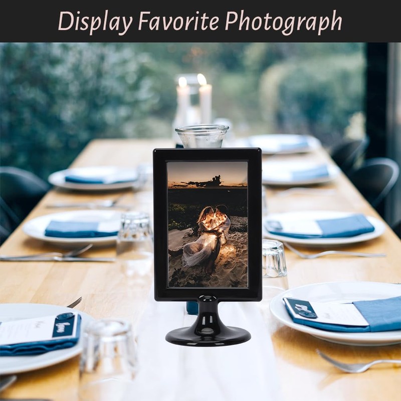 Double Sided Standing Picture Frames, 4x6 Inch 2 Sided Pedestal