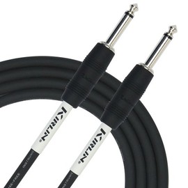 Kirlin Cable IPC-201BS-20/BK - 20 Feet - 1/4-Inch Straight Instrument Cable Black PVC Jacket