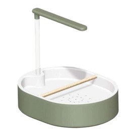 Gralara Automatic Bird Bathtub Bird Automatic Bath Shower Easy Setup Versatile with Parrot Perch Bath Tub for African Grey Parakeet