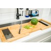 Lipper International 8841 Bamboo Wood Over-the-Sink Expandable Cutting Board, 34"