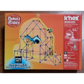 K'NEX K’Nex Thrill Rides Dinosaur Drop Roller Coaster Construction Building Set NEW