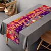 KYMY Happy Diwali Table Runner with 70.8X13.8 inch, India Festival