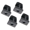 Design61 4 x Threaded Plugs Rectangular Pipe Plugs 30 x
