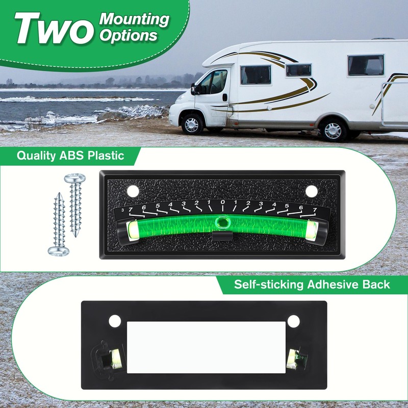 Dunkive 4 Pack Rv Level Bubble,graduated Scale Levels for Precision