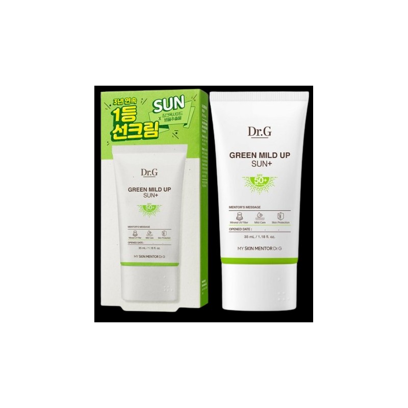Dr.G Sunscreen without stinging eyes Tone-up sunscreen Moist inorganic sunscreen