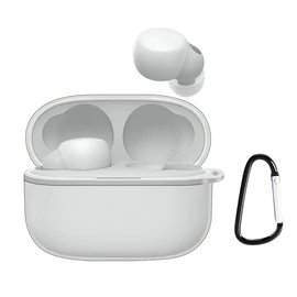 Sony Case for LinkBud S WF-LS900N, Soft TPU Protective Cover with Keychain, Shockproof for Sony Earbuds