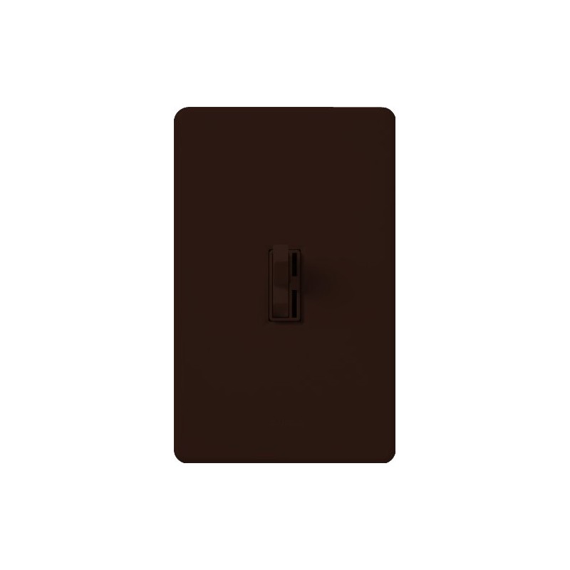 Lutron Toggler Magnetic Low Voltage Dimmer Switch, Single-Pole, AYLV-600P-BR, Brown