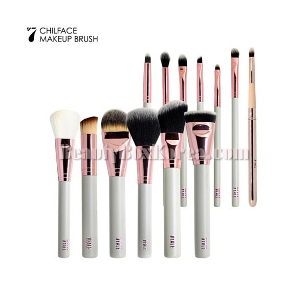 Other 7FACE Rose Glod Makeup Brush 1ea, Type:#301 Multi-Task Foundation