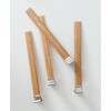 Double-Layered Wooden Candle Wicks and Stands 30 Sets 5.1 X