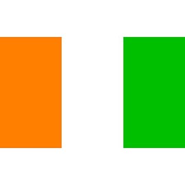 Ivory Coast Flag with Grommets 3ft x 5ft