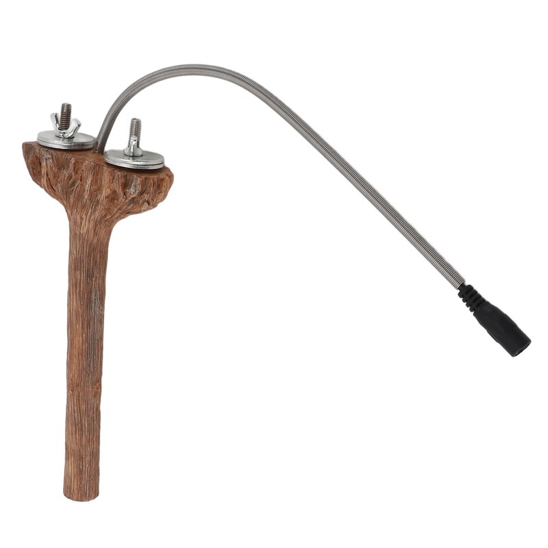 5W Heated Bird Perch Stand Heater for African Grey Parakeets