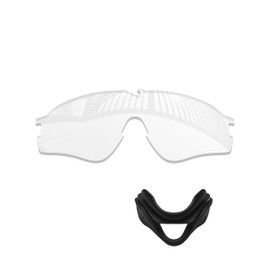 Polycarbonate Polarized Replacement Lenses&Nose Pad for Oakley Si Ballistic M Frame Alpha OO9296 Sunglasses